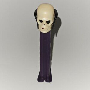 VTG Skull Halloween Pez Dispenser Skeleton Purple (Yugoslavia)